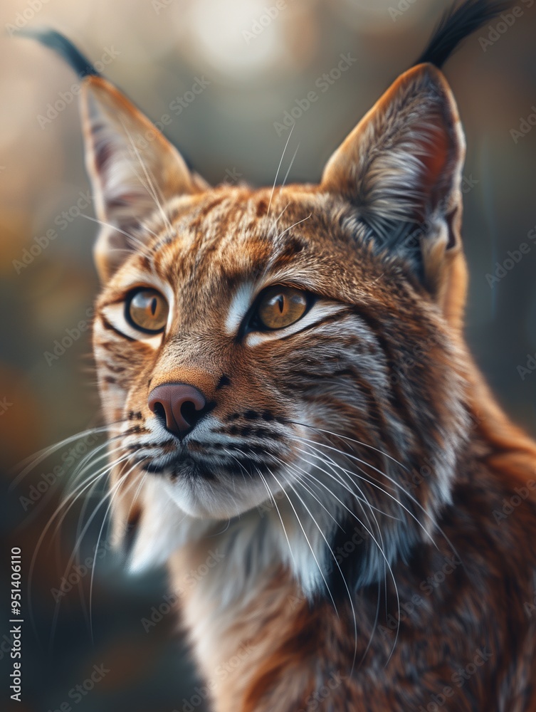Majestic Bay Cat, Bornean Bay Cat, Borneo Bay Cat close up with detailed fur in a forest setting Majestic Bay Cat, Bornean Bay Cat, Borneo Bay Cat close up with detailed fur in a forest setting