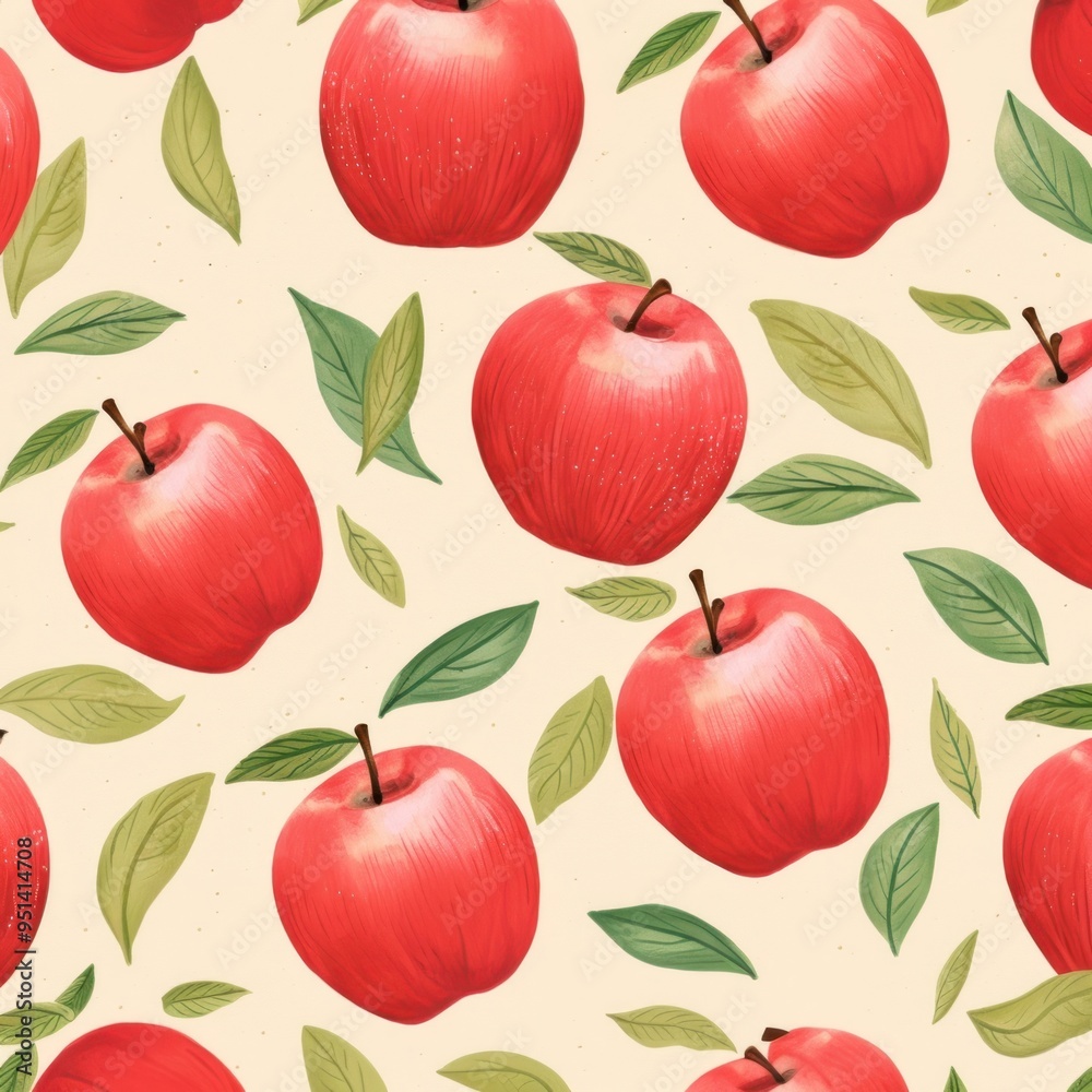 Apple pattern fruit plant. Apple pattern fruit plant.