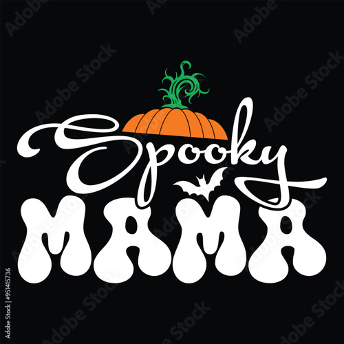 Spooky Mama T shirt  Design