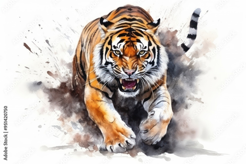 Obraz premium Tiger wildlife animal mammal.