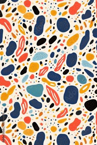 Pattern abstract confetti art.