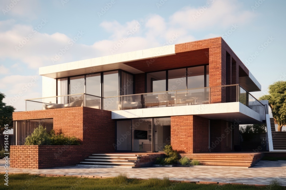 House architecture building villa. House architecture building villa.