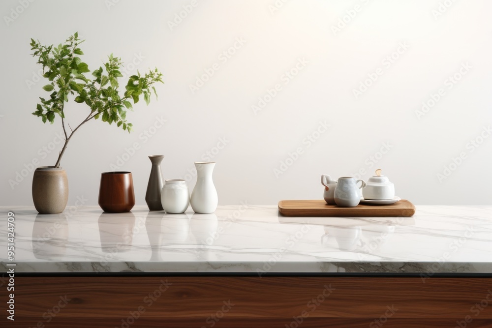 Obraz premium Furniture table vase kitchen counter.