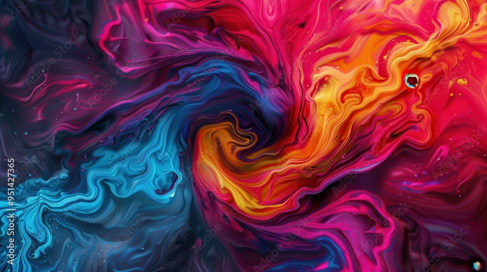 Vibrant Abstract Swirl, an enchanting digital painting featuring dynamic fluid shapes, rich colors blending seamlessly, creating a mesmerizing textured background. Vibrant Abstract Swirl, an enchanting digital painting featuring dynamic fluid shapes, rich colors blending seamlessly, creating a mesmerizing textured background.