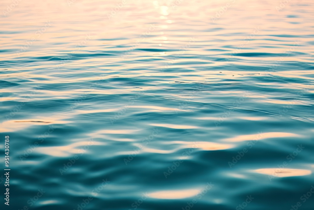 Naklejka premium water surface, calming, calm waters