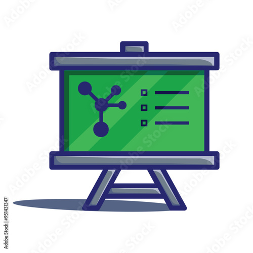 results. research, diagrams. modern design style icon. Suitable for use for education, business, competitions. vector design template
