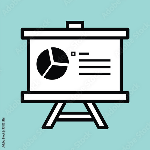 results. research, diagrams. flat design style icon. Suitable for use for education, business, competitions. vector design template