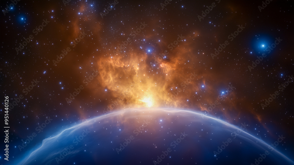 planet in space planet in space