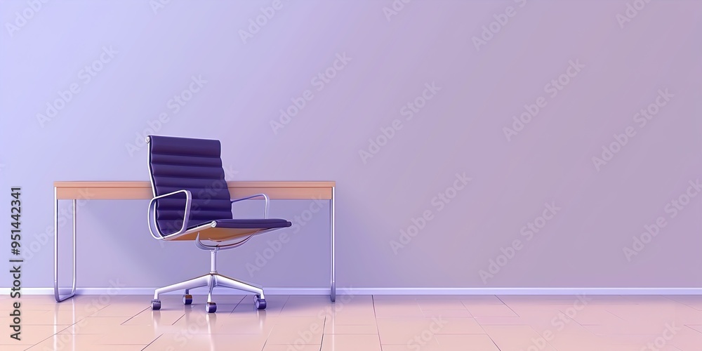 Fototapeta premium blue chair in the room