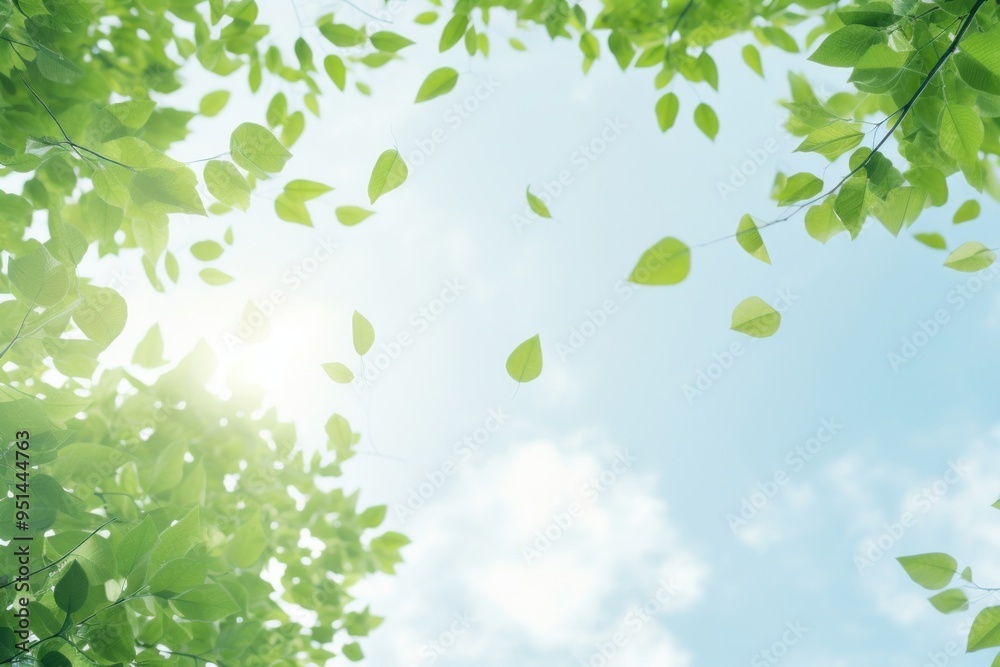 Green leaves vegetation outdoors sunlight. Green leaves vegetation outdoors sunlight.