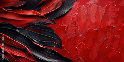 red fabric background