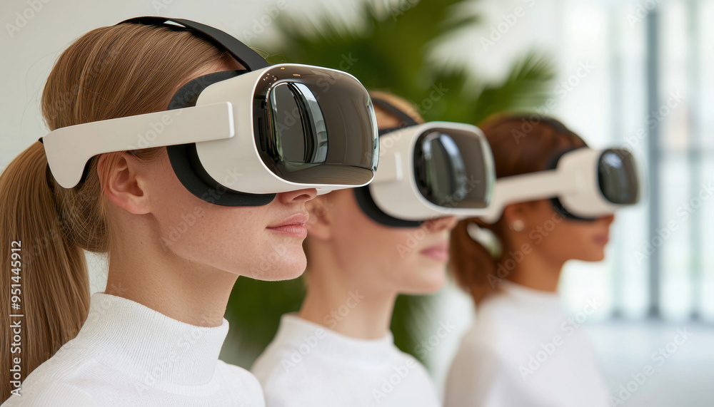 Diverse team of engineers collaborating on a virtual reality environment, engineer, VR, teamwork, innovation Diverse team of engineers collaborating on a virtual reality environment, engineer, VR, teamwork, innovation