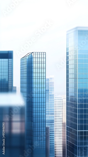 Sophisticated Corporate Business Banner with Minimalist Metropolitan Cityscape