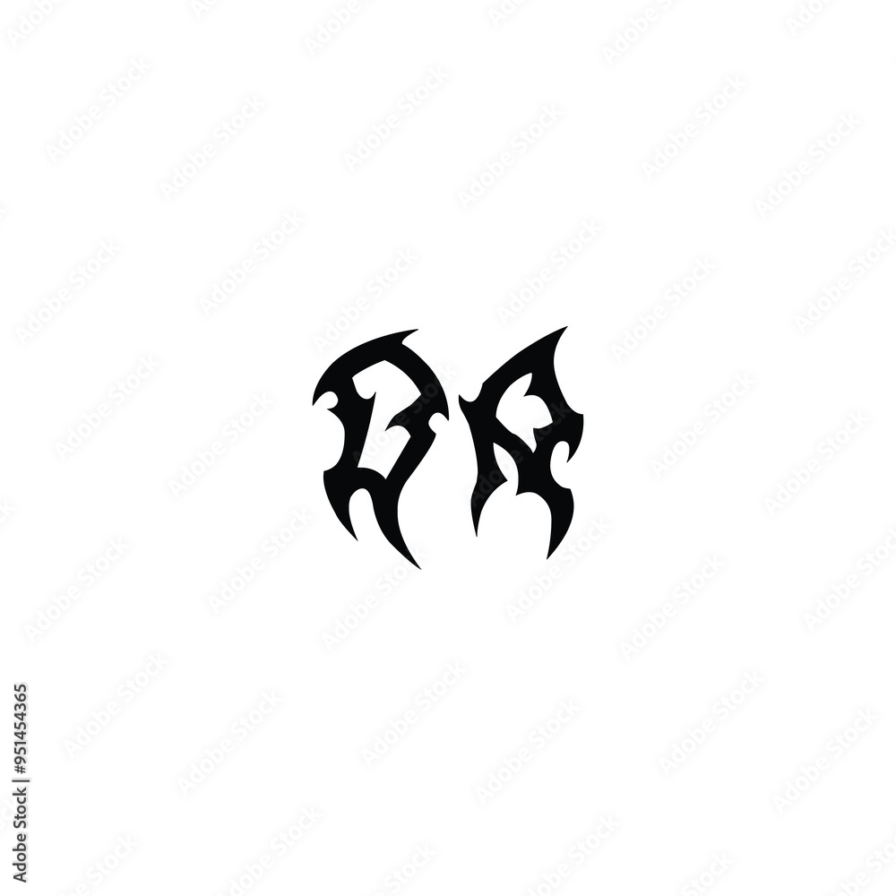 DA monogram logo design letter text name symbol monochrome logotype alphabet character simple logo DA monogram logo design letter text name symbol monochrome logotype alphabet character simple logo
