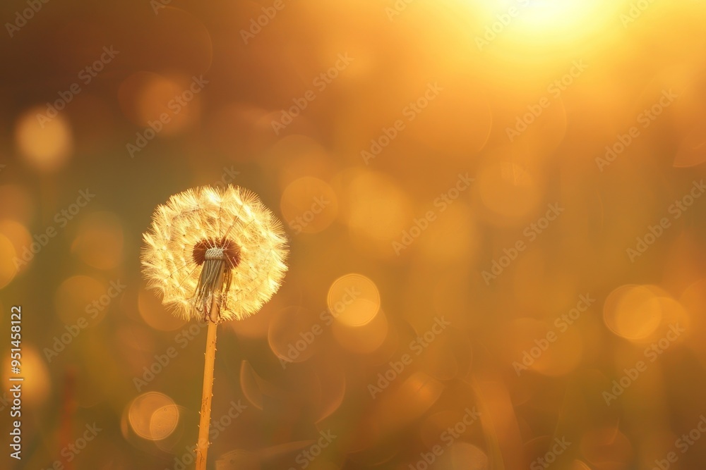 Fototapeta premium Dandylion dandelion outdoors flower.