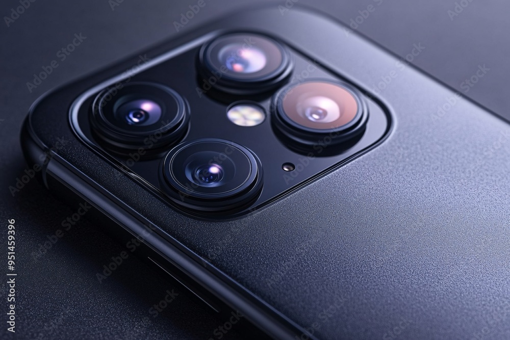 The phone is depicted in a matte charcoal color The phone is depicted in a matte charcoal color