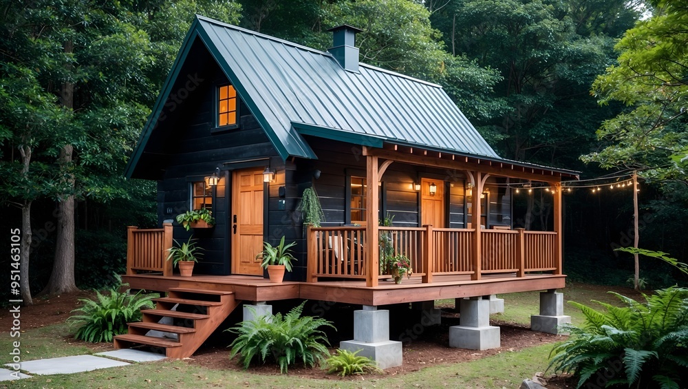 wooden house in the woods wooden house in the woods