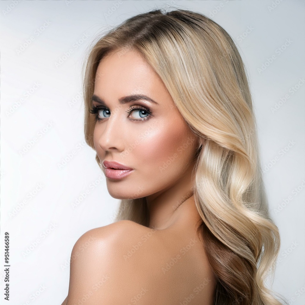 beautiful blond woman, AI generated beautiful blond woman, AI generated