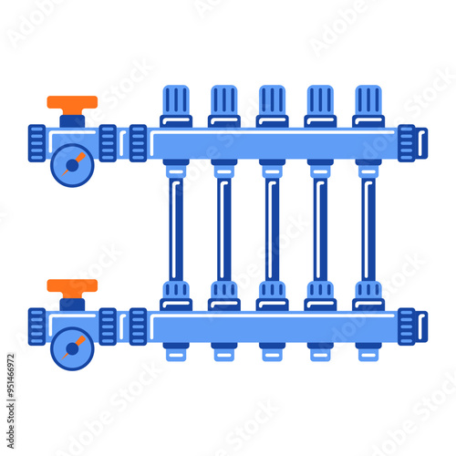 Pressure Regulator great for designs related to piping, irrigation, gases and other liquids