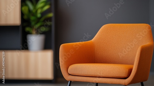 Cozy office lounge with warm lighting, focus on relaxation and comfort, inviting decor