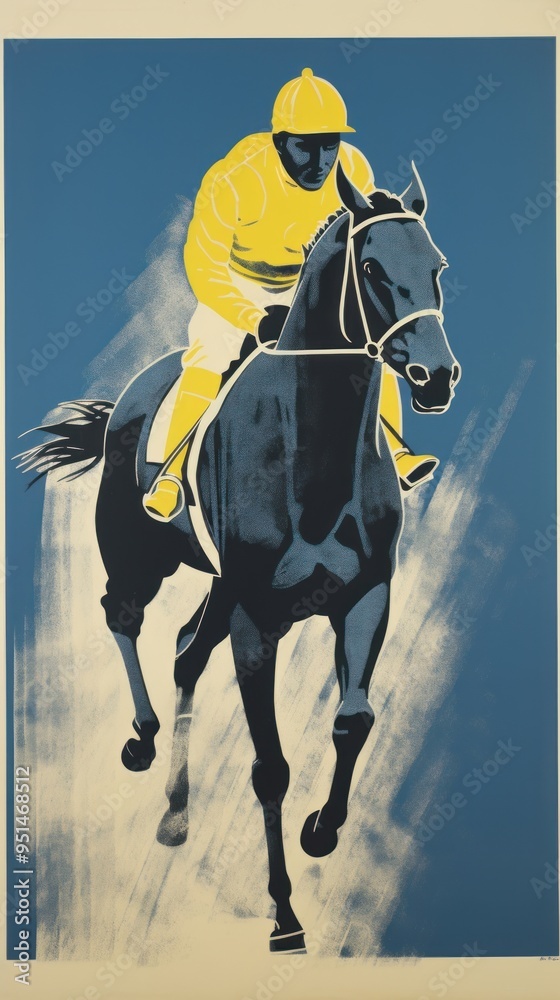 Fototapeta premium Horse racing equestrian clothing apparel.
