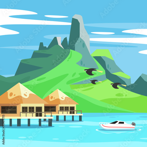 Exploring Ocenia Illustration