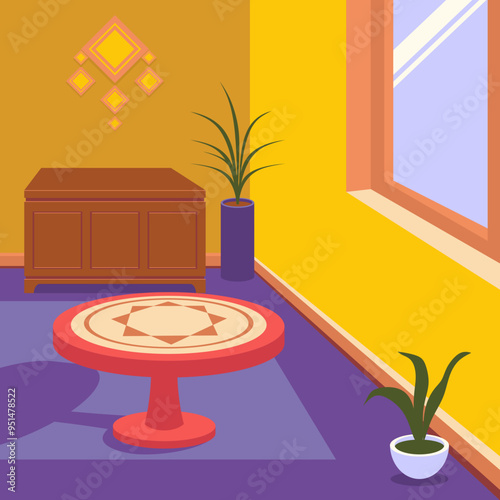 interior design room illustration