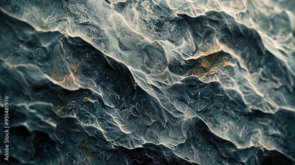 Closeup of a Gray and Black Textured Surface Closeup of a Gray and Black Textured Surface