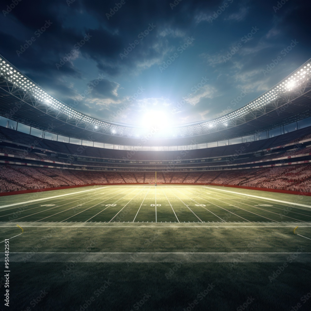 American football stadium architecture sports arena. American football stadium architecture sports arena.