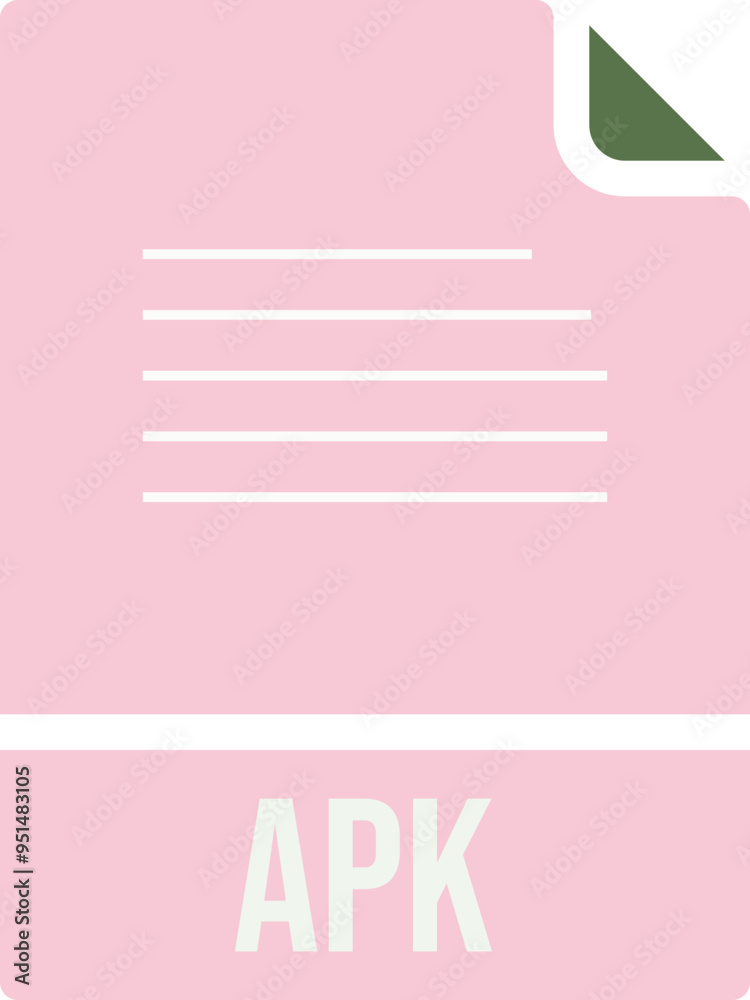 APK ip file icon fill rounded corners