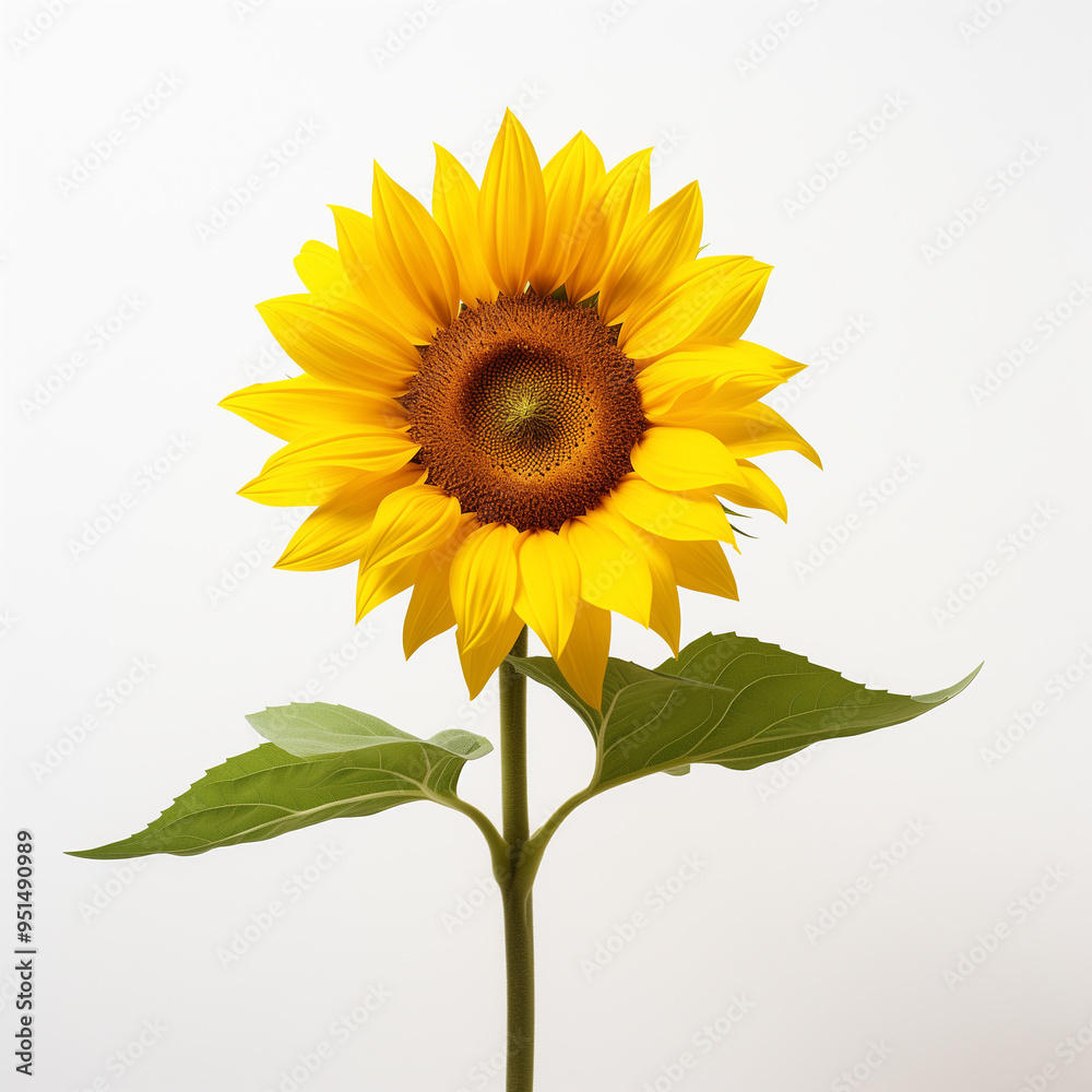 Obraz premium sunflower isolated on white