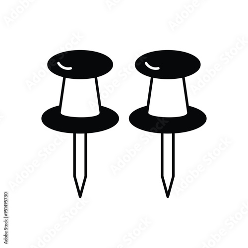 Board Pins vector icon