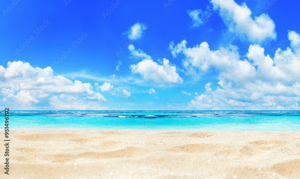 Paradise tropical island, sea beach landscape, ocean, beautiful nature panorama background, summer holidays concept, vacation, travel banner template, Caribbean, Thailand, Maldives, empty copy space Paradise tropical island, sea beach landscape, ocean, beautiful nature panorama background, summer holidays concept, vacation, travel banner template, Caribbean, Thailand, Maldives, empty copy space
