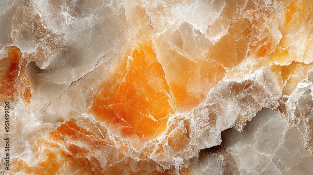 Orange and Grey Onyx Marble Texture