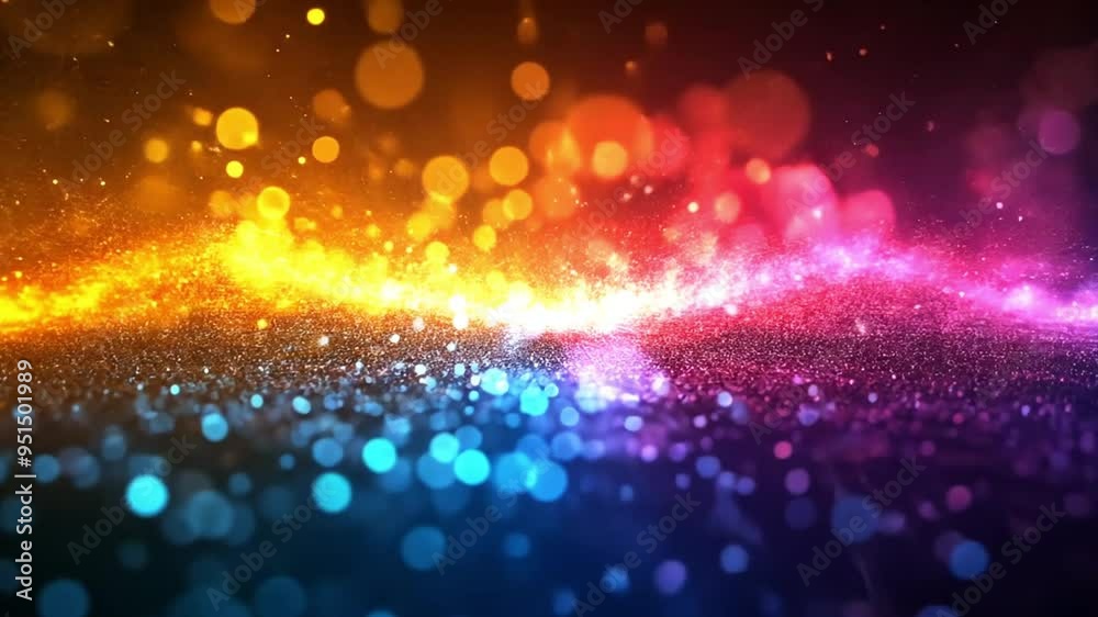 realistic burst of light effect on two colors footage