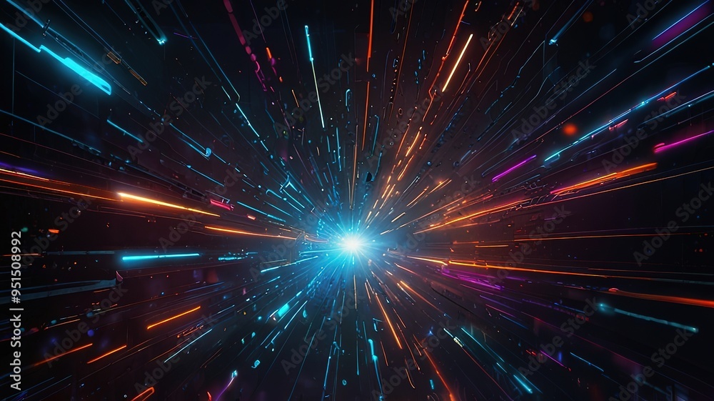 Fototapeta premium techno background