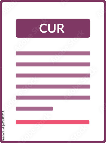 CUR Contract document icon