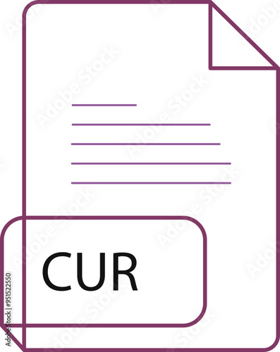 CUR File extension icobn crisp corners thick outline
