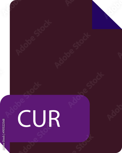 CUR file extension icon crisp corners grey colors
