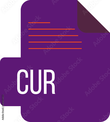 CUR ip icon black & grey fill with symbol