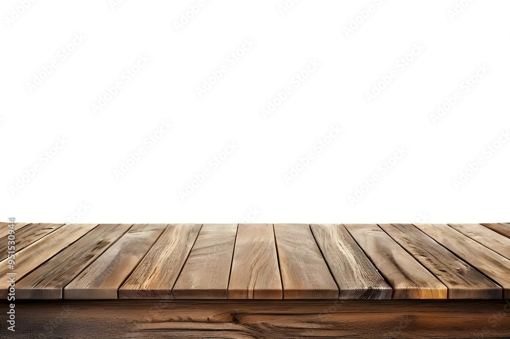 Realistic Wooden Tabletop or Surface Isolated on White Background for Product Display Mockups Realistic Wooden Tabletop or Surface Isolated on White Background for Product Display Mockups