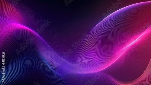 abstract rhythm wavy line graphic for background