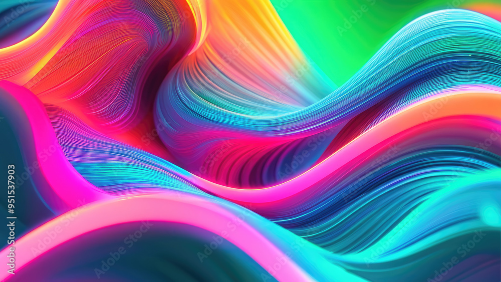 Striking Neon Background with Bold and Captivating Colors Striking Neon Background with Bold and Captivating Colors