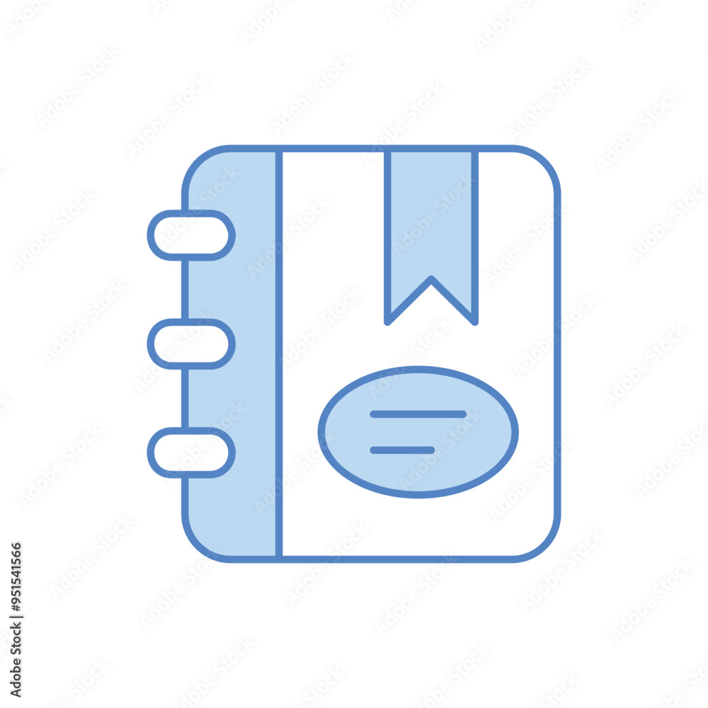 Fototapeta premium School Diary vector icon