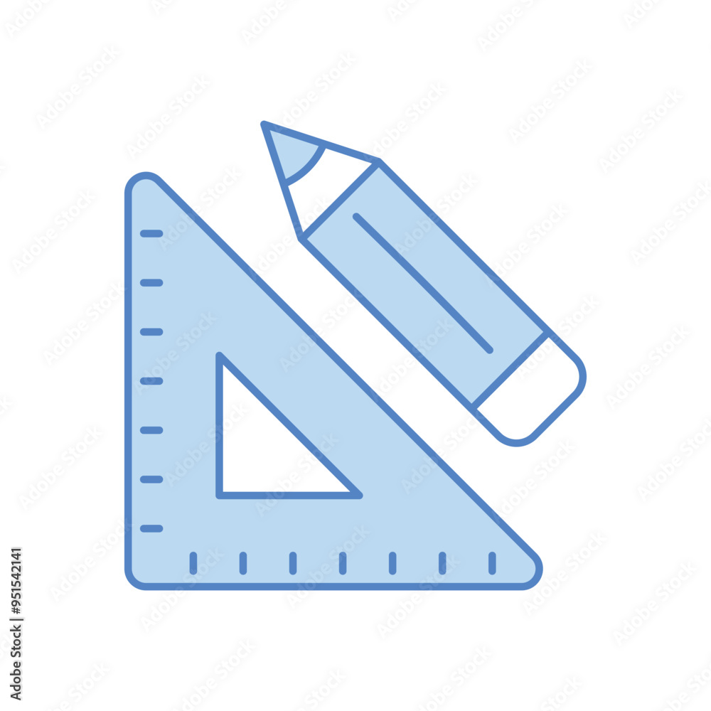 Geometry Tools vector icon Geometry Tools vector icon