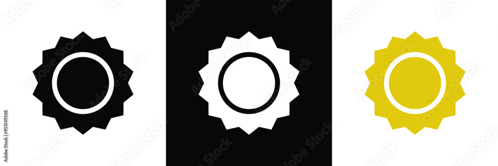 Sun icons vector isolated on white background. Shine sun ray set. Sunshine vector sign. Sunset icon collection. Abstract art in eps 10. Sun icons vector isolated on white background. Shine sun ray set. Sunshine vector sign. Sunset icon collection. Abstract art in eps 10.