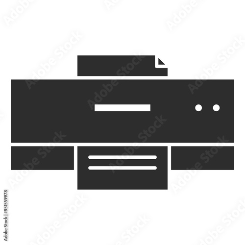 Office Printer Filled Icon