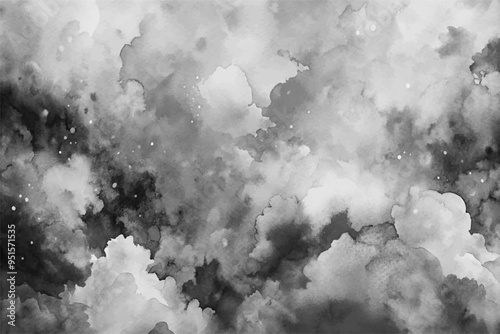 Abstract Watercolor Spots and Background. Hand drawn vector texture.