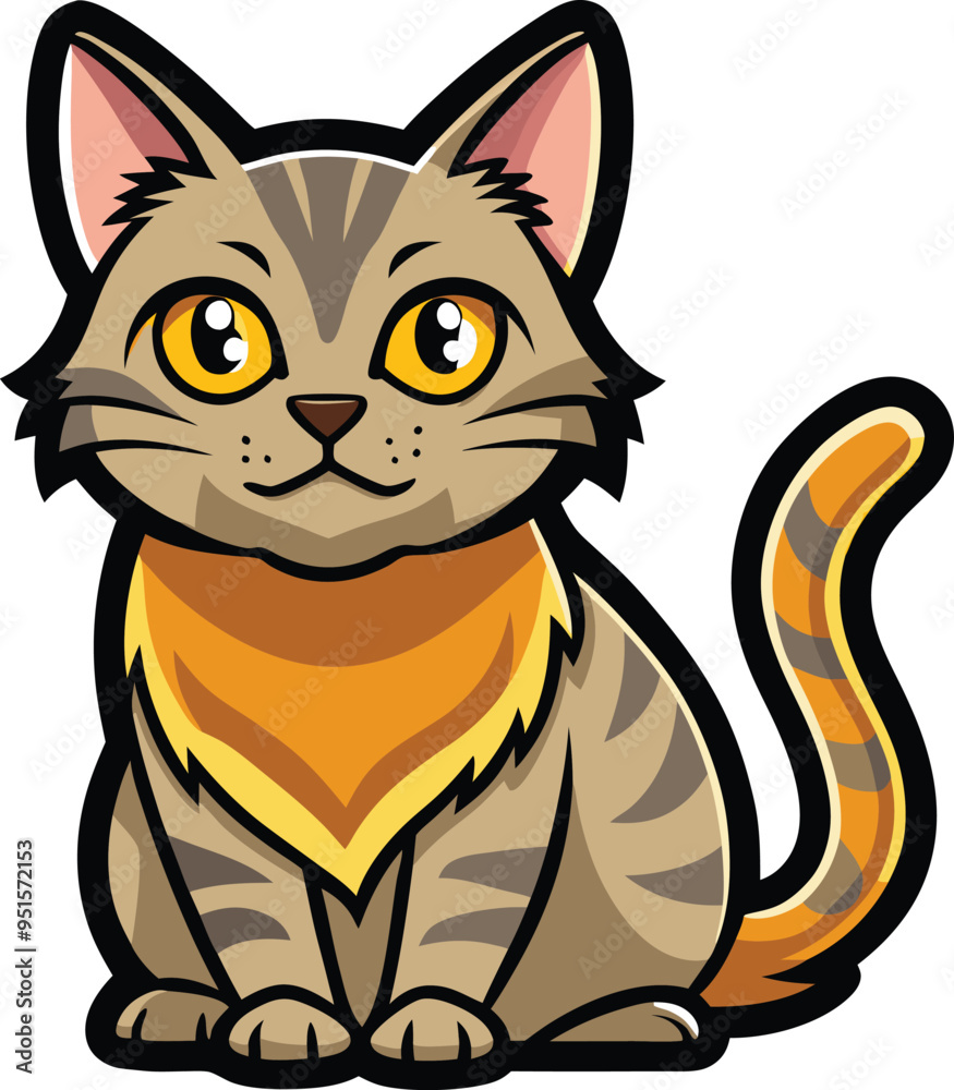 Fototapeta premium Cat victor art