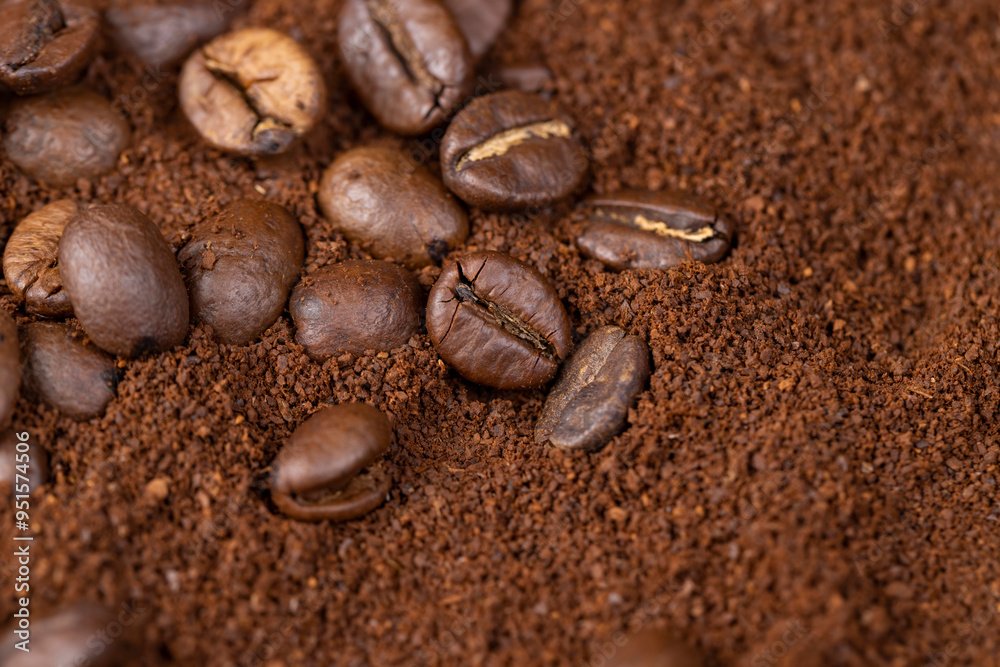 natural ground and roasted coffee for making a drink natural ground and roasted coffee for making a drink